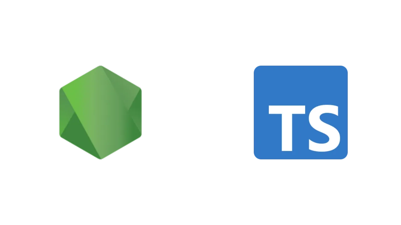 nodejs and typescript logo